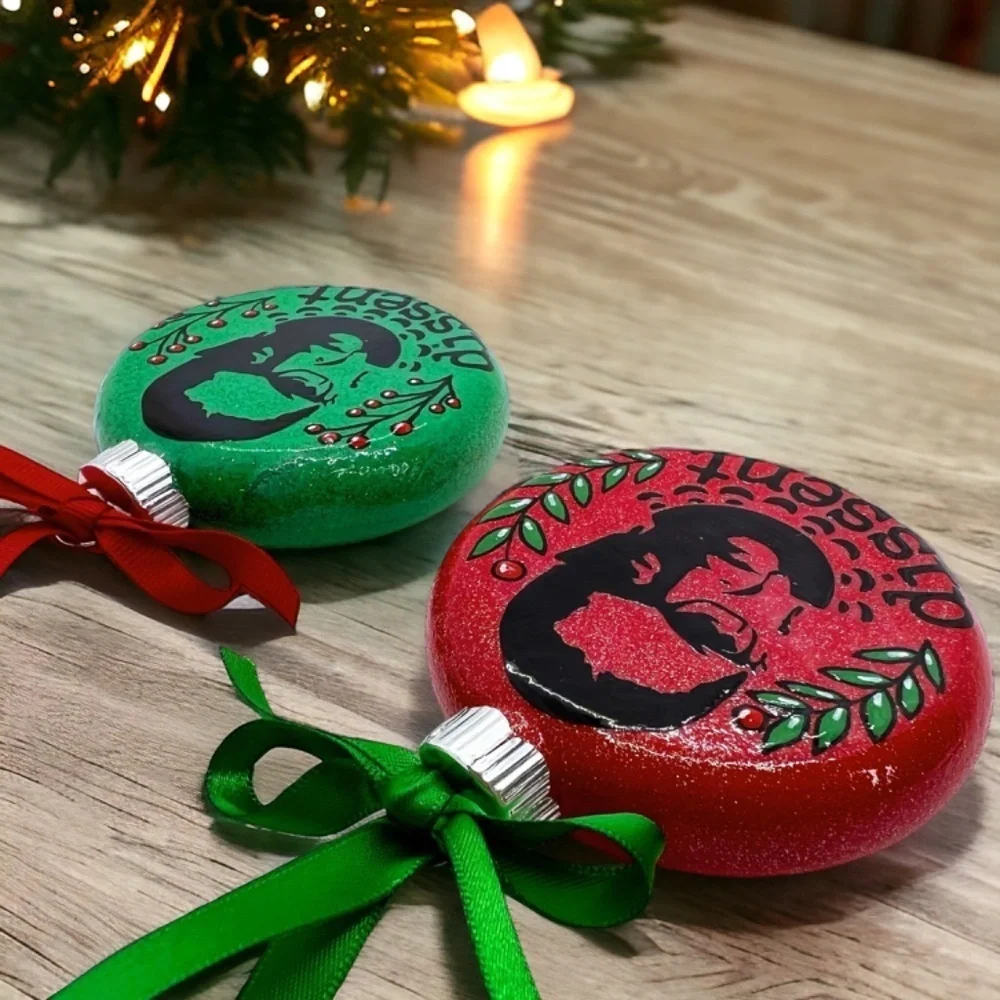 RBG Dissent Christmas Ornament - Personalized Tribute to Equality & Strength!